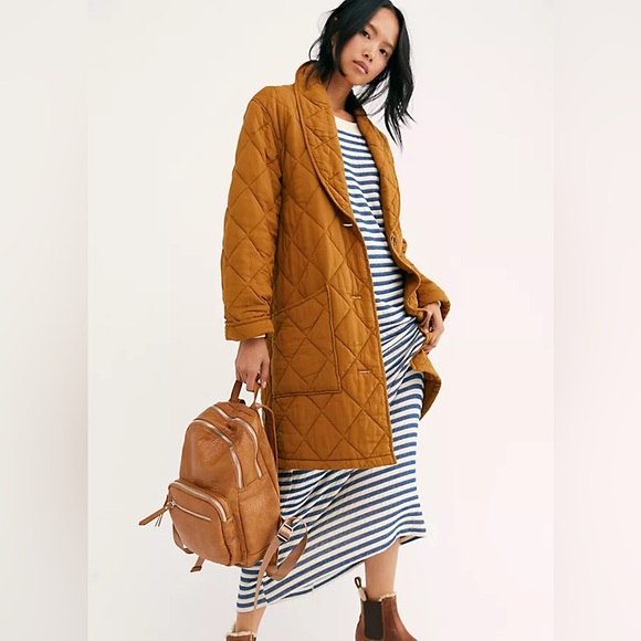 Free People Jackets & Blazers - Free People Happy Day Dreamer Jacket (Size L, Excellent Pre‑Owned)